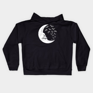 Gothic Moon Kids Hoodie